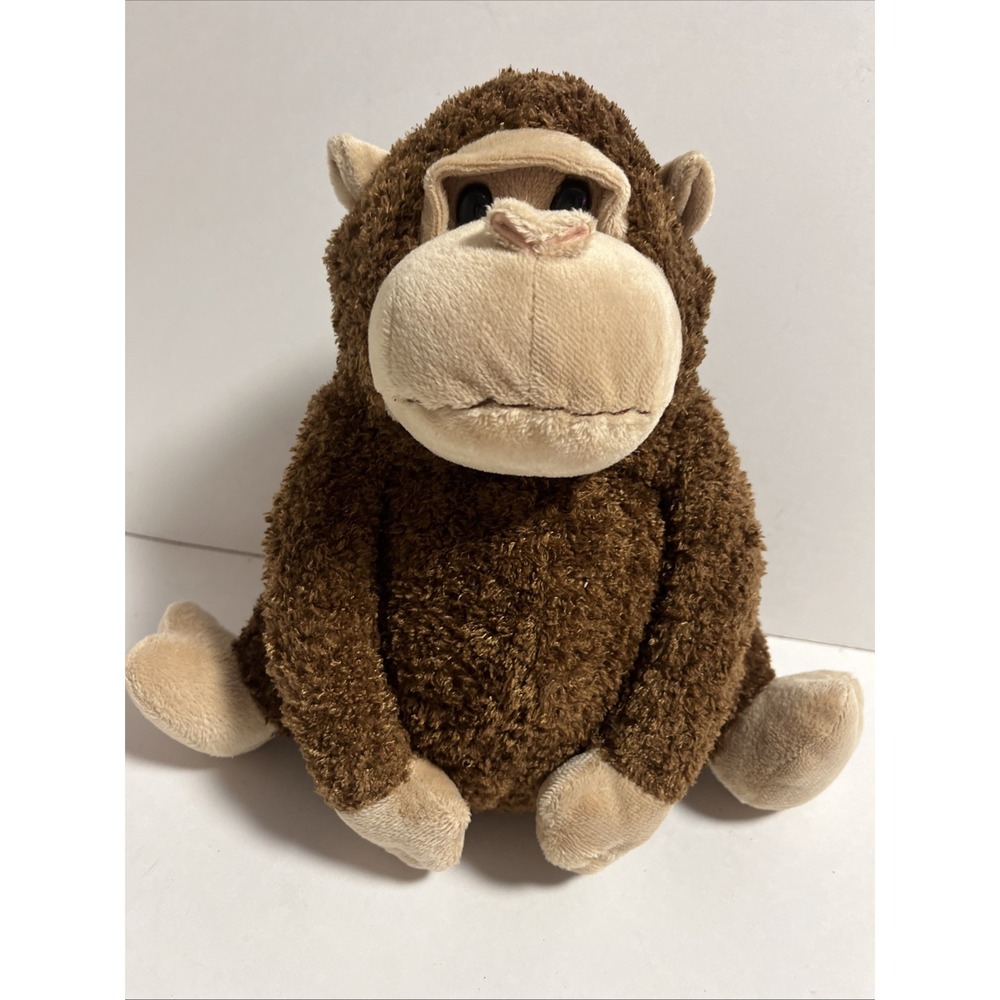 Rare Old Navy 9" plush brown monkey gorilla sitting HTF 2006‎ Collectors Edition